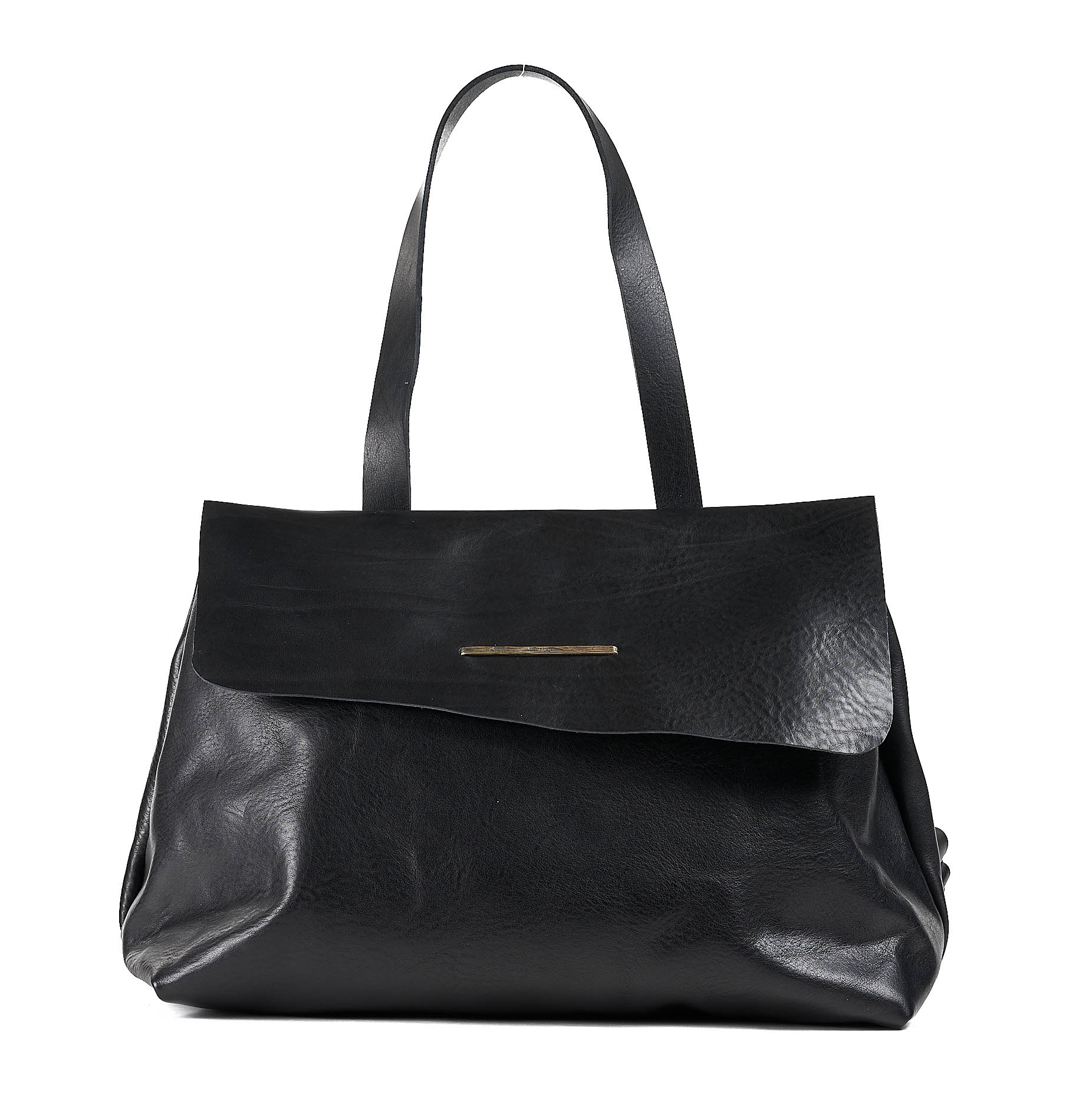 daniele basta leather and silver bags - FRONT